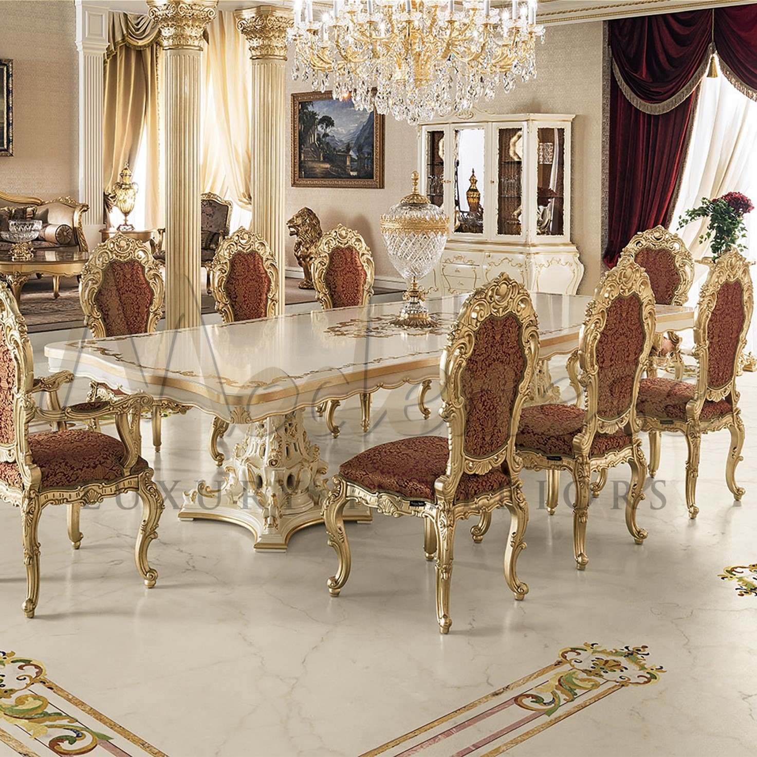 HOW TO CREATE A LUXURIOUS DINING ROOM FOR THE ROYAL VILLA ⋆ Luxury