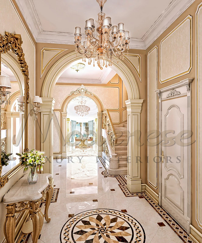Beautiful Hall Interior Design Modenese Interiors Luxury Classic Hall