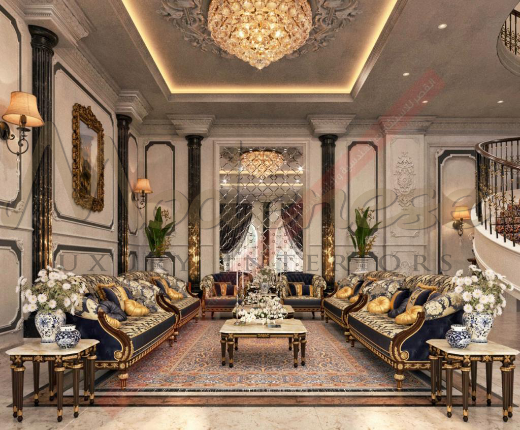 Luxury Villa Design in Jeddah, Saudi Arabia Classic Luxury Interior