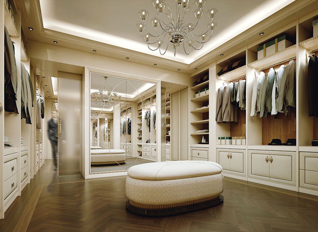 Luxury Dressing Room Design Abuja, Nigeria Bespoke Walk In Closet Design