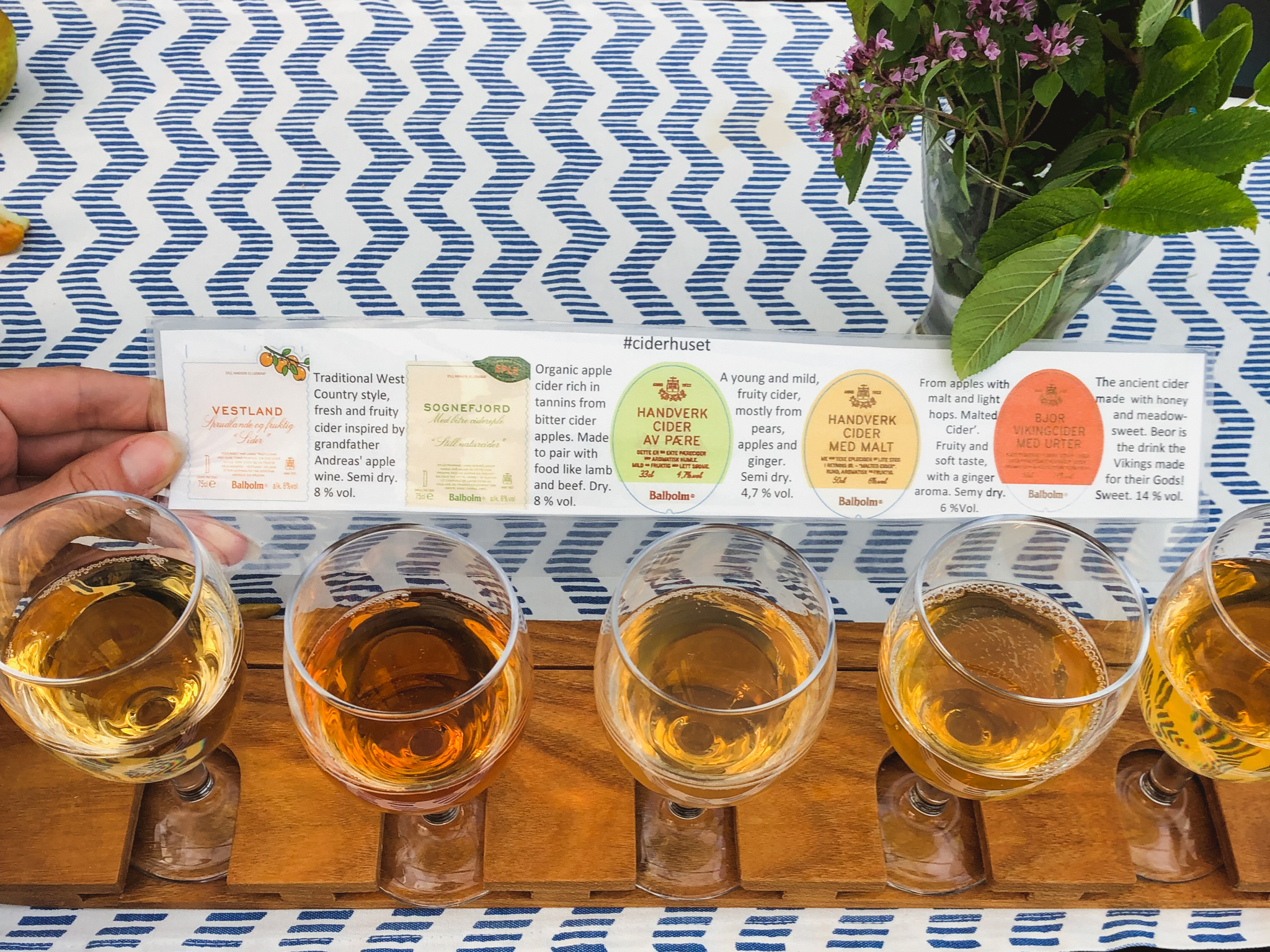 Norway Cider Tasting at Ciderhuset Moderately Adventurous