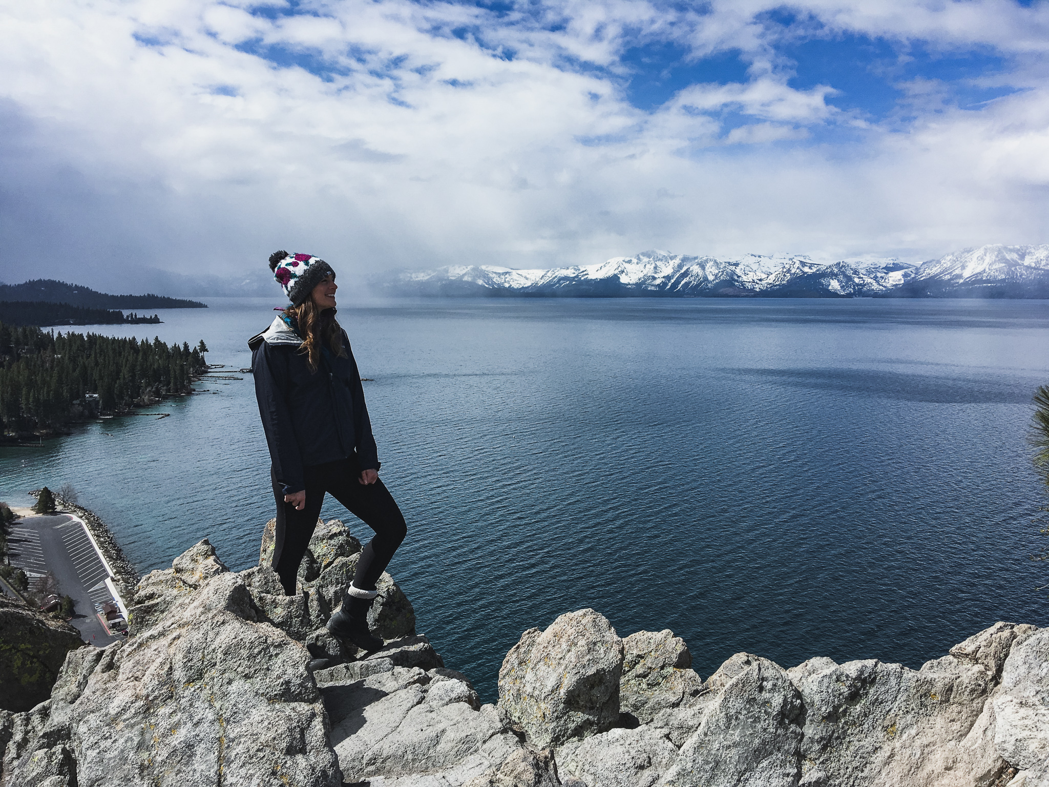 Lake Tahoe Easy Hike to Spectacular Views Cave Rock Hike
