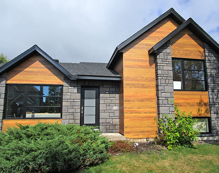 DIZAL Aluminum Wood Grain Façades Modern Materials