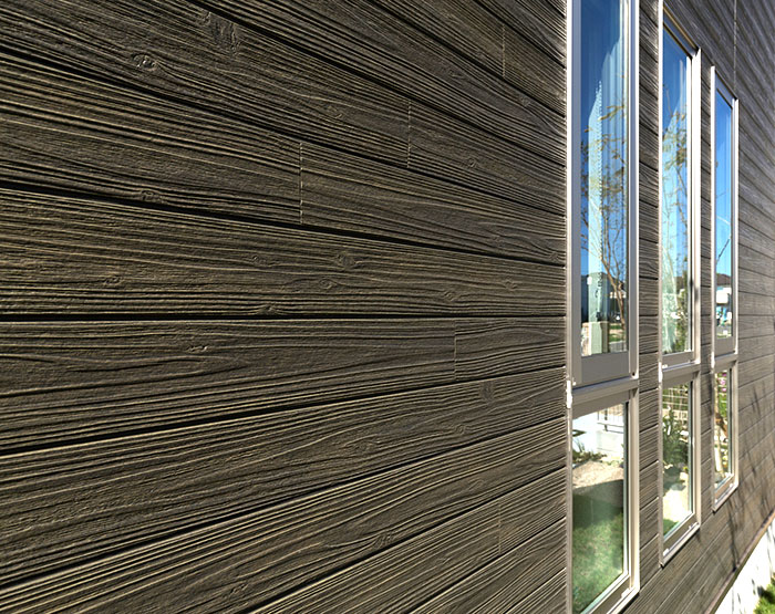 Decorative Faux Wood Façades Modern Materials