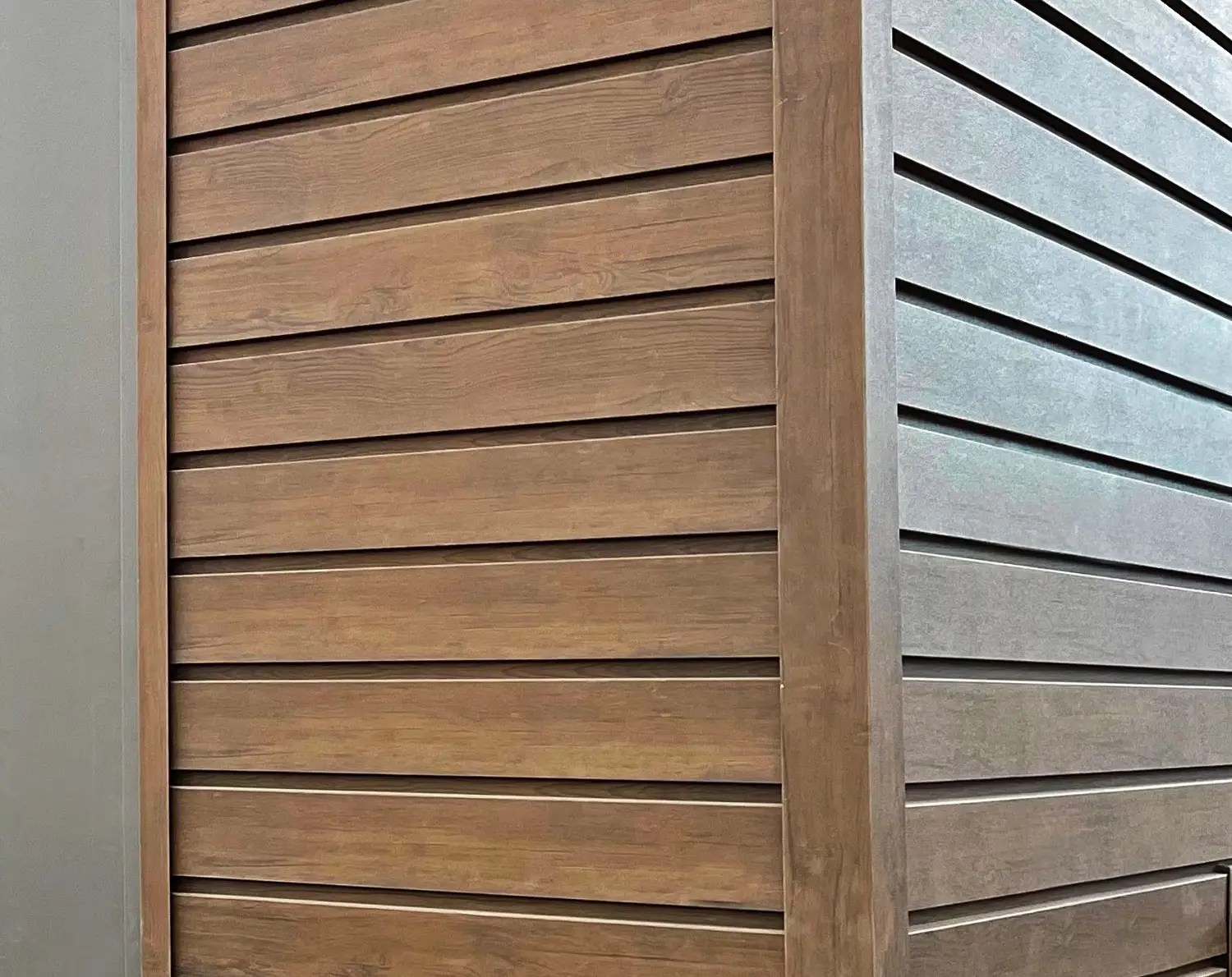 Modern Steel Wood Grain Metal Siding Modern Materials