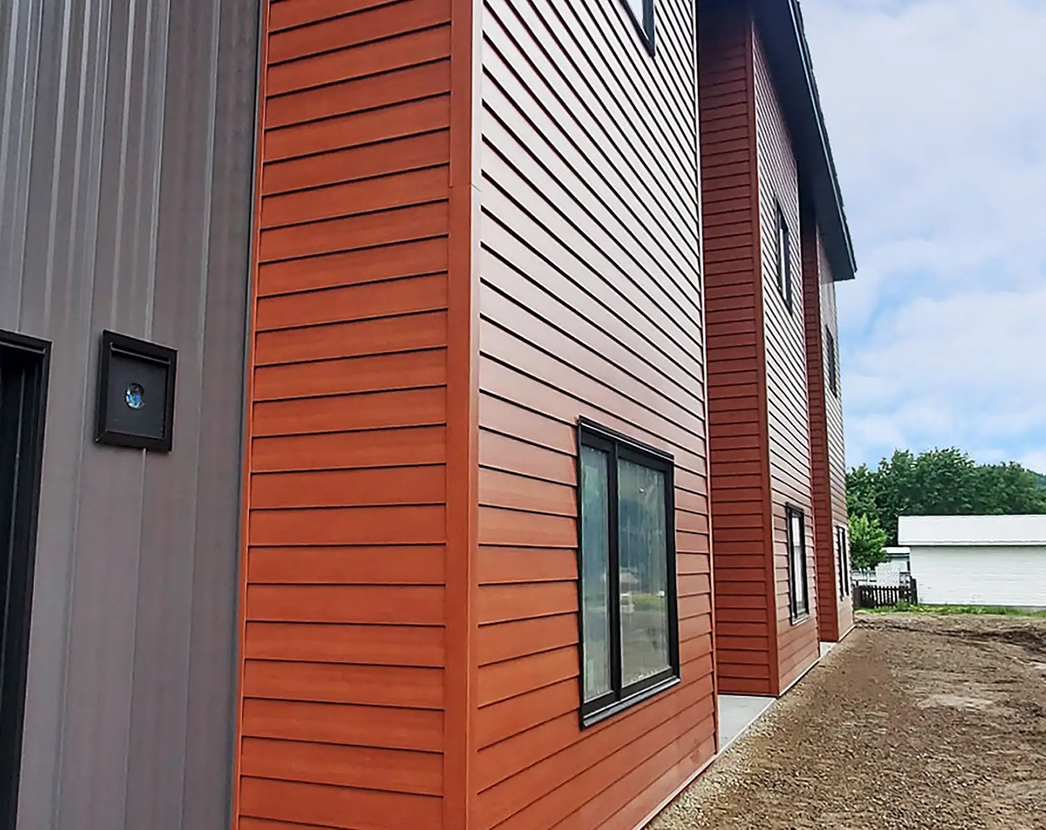 Modern Steel Wood Grain Metal Siding Modern Materials