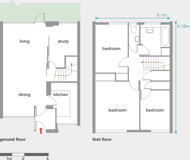 Span Blackheath floor plans modern architecture london