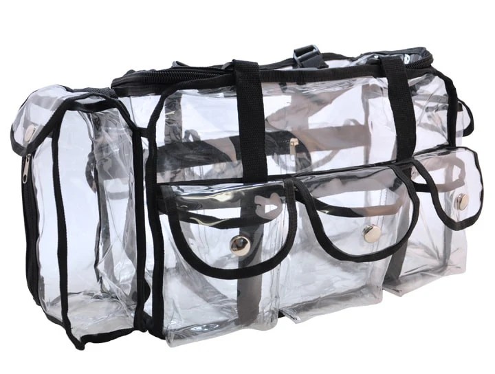 Large Clear Plastic Tote Modern Basic Cosmetics