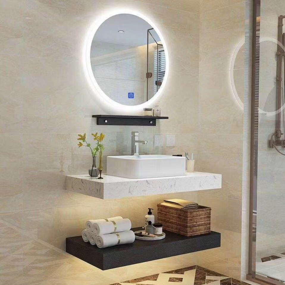 70cm bathroom vanity with artifical marble counter top 906270