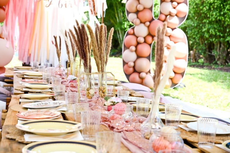 How to Host a DIY Boho Pallet Picnic Party for a Birthday or Baby Shower