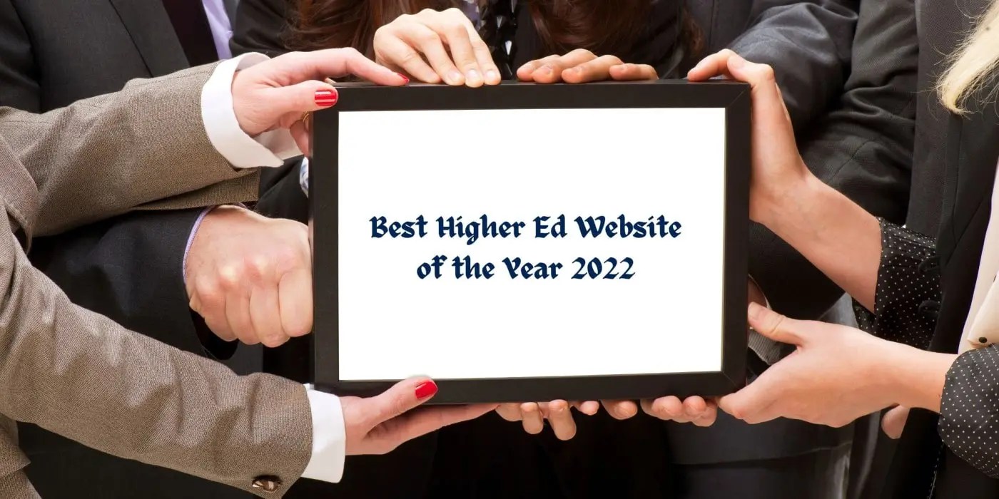 8 Best Higher Ed sites of 2022