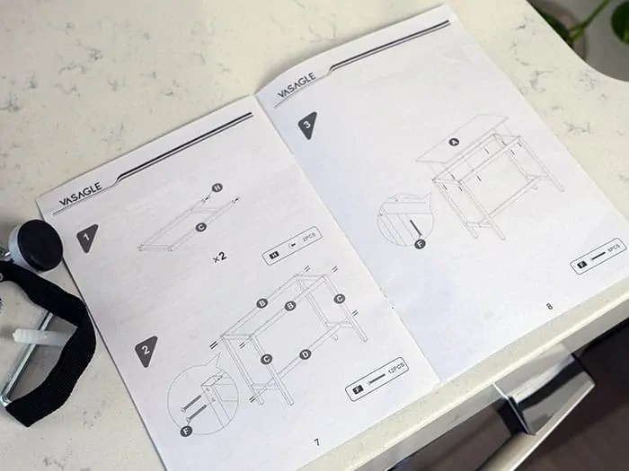 VASAGLE ALINRU Dining Table Review Modern Castle