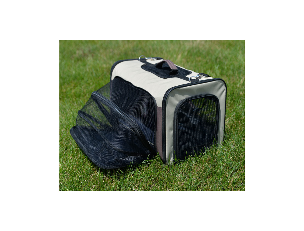 Expandable Travel Pet Carrier Modern Cat
