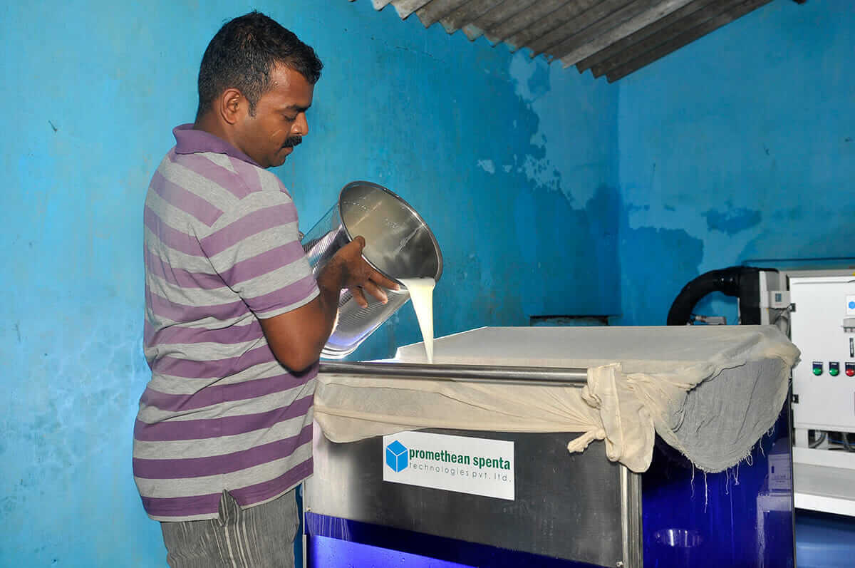 Chilling Milk Directly From the Cow for India's Dairy Farmers Modern