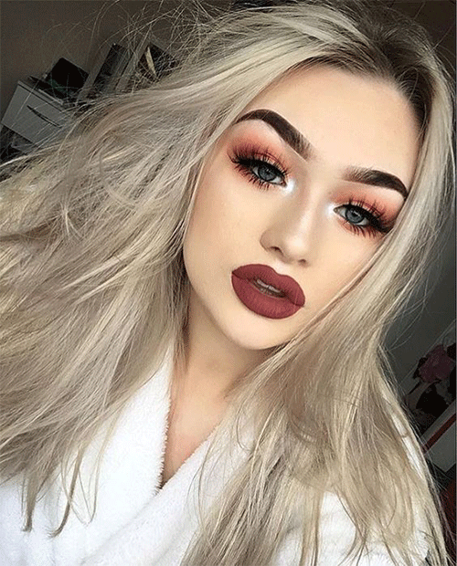 15 Winter Themed Face Makeup Looks & Ideas 2018 Modern Fashion Blog