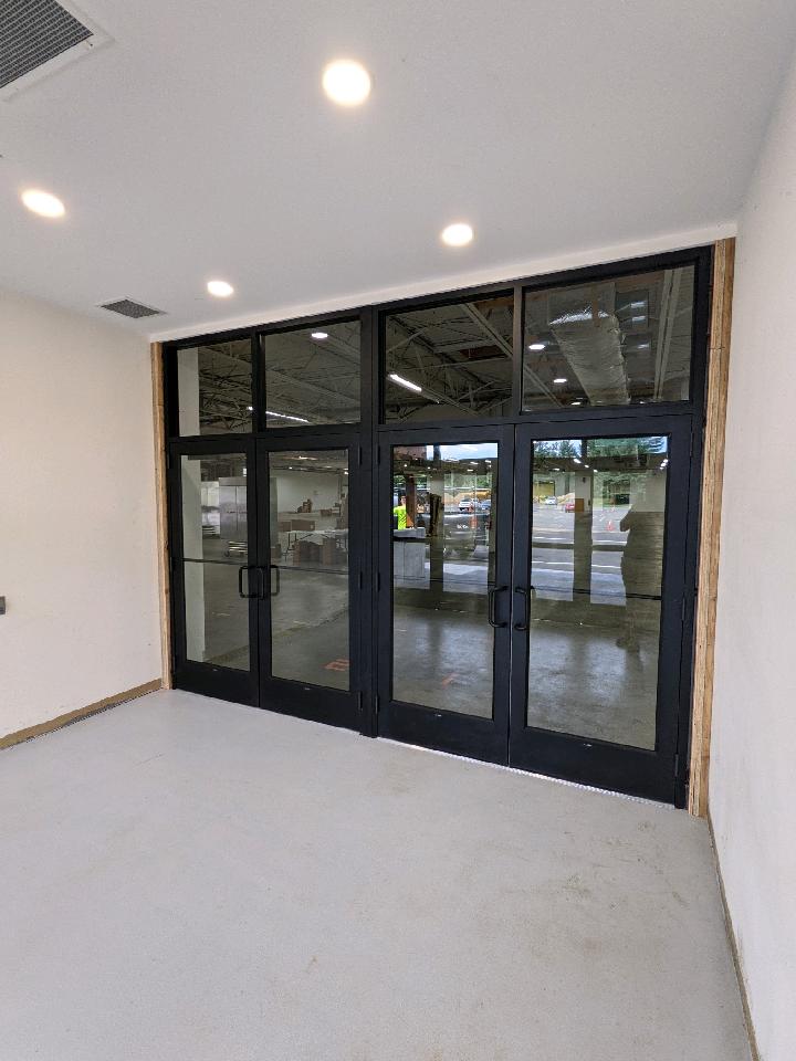 Commercial Glass Doors Automatic, Fiberglass, Sliding Modern Glazing