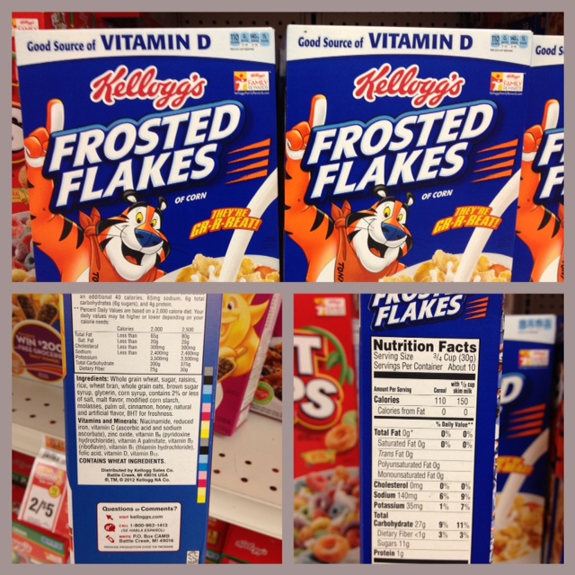 Foods With Nutrition Claim