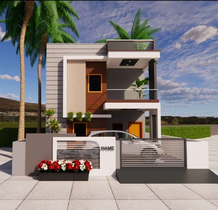 3 BHK Duplex Villa, Hosur Modern Homes Developers Custom Home Builders