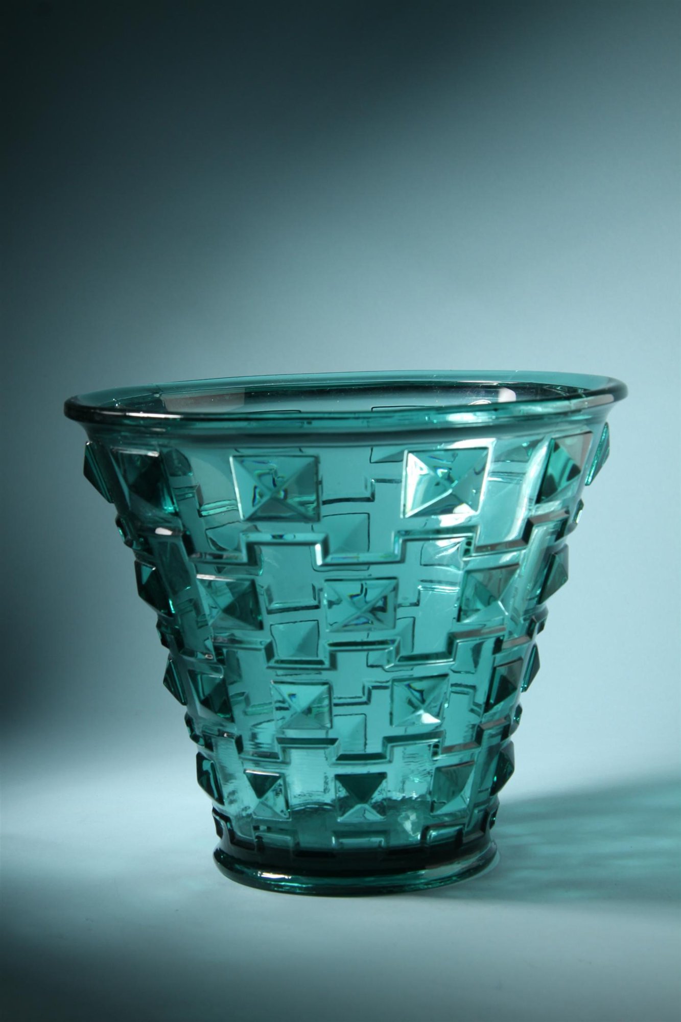 Pair of vases, designed by Simon Gate for Orrefors, Sweden. 1930