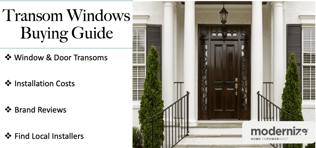 Transom Windows and Doors 2020 Price Guide Modernize