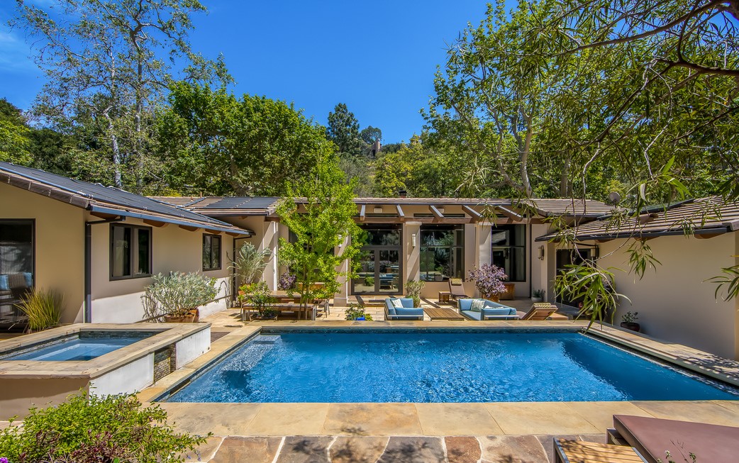 REMARKABLE ARCHITECTURAL SULLIVAN CANYON EQUESTRIAN ESTATE BY PETER