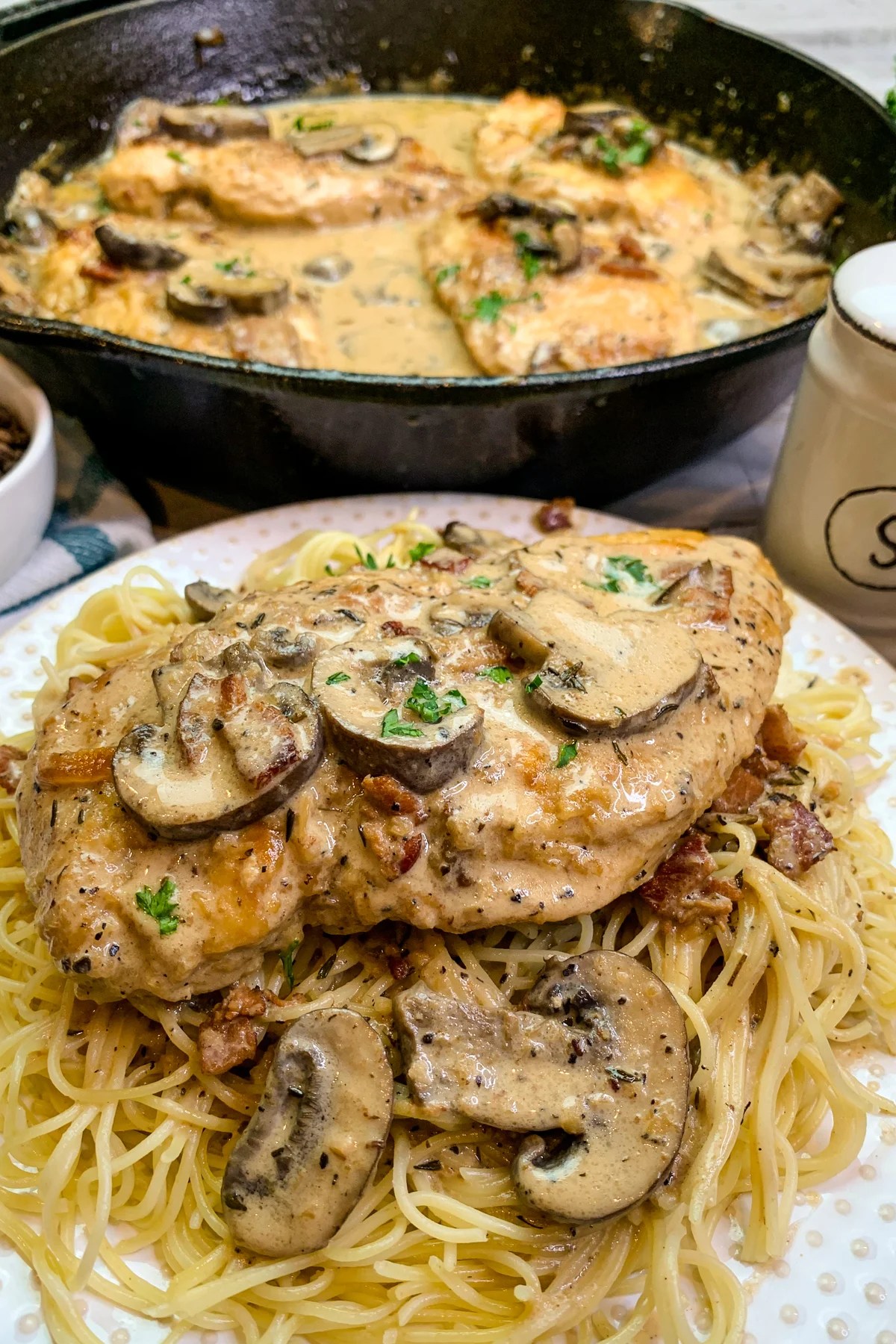 Creamy Chicken Marsala {So Easy}
