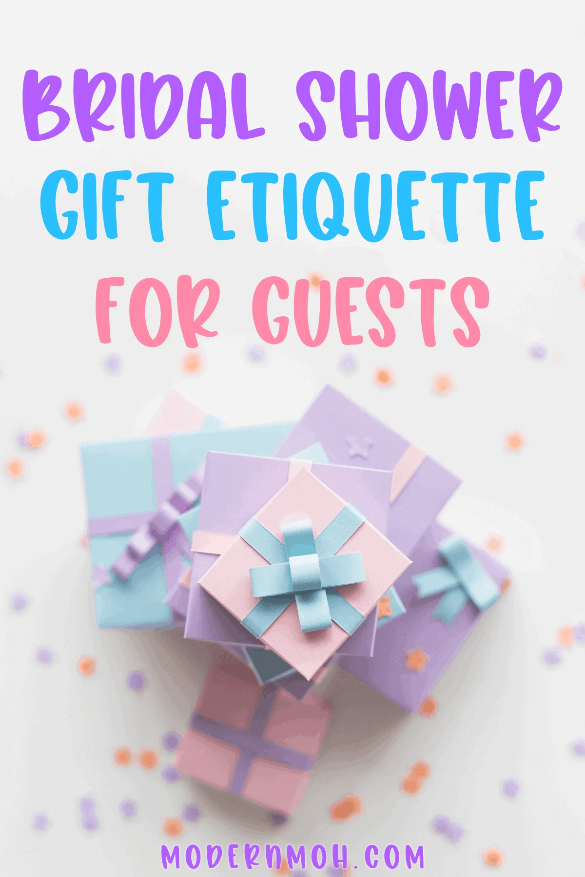 Bridal Shower Gift Etiquette For Guests Modern MOH