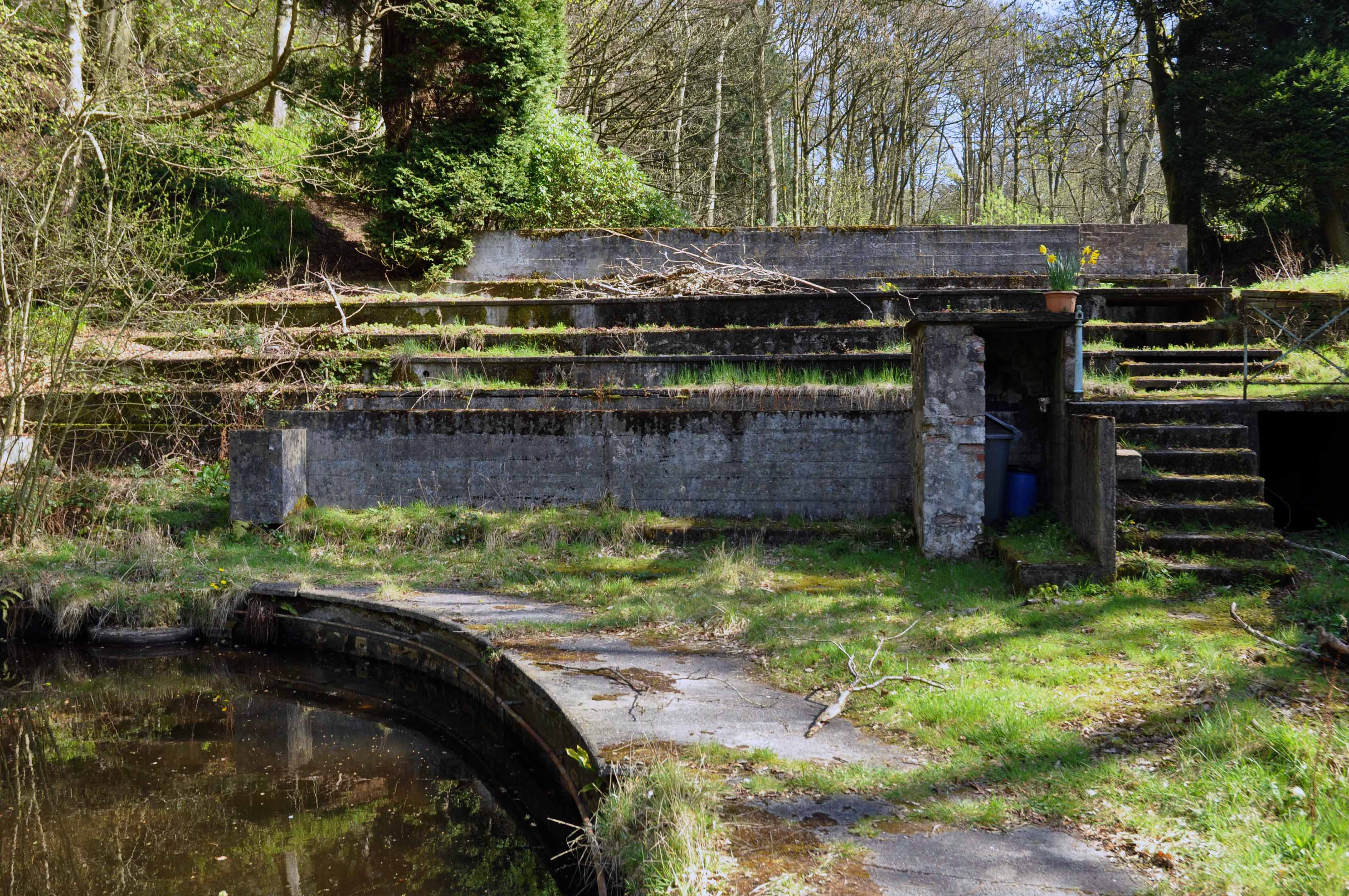 Park Hall Manor Pool Little Hayfield Modern Mooch