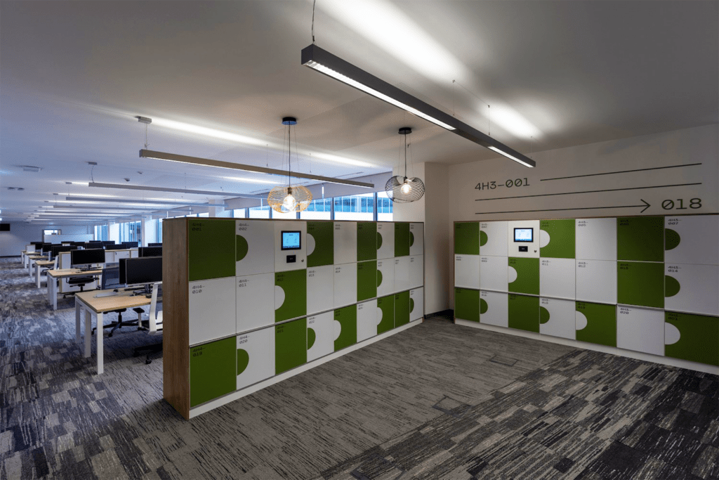 Coworking Locker Rental Modern Office Systems