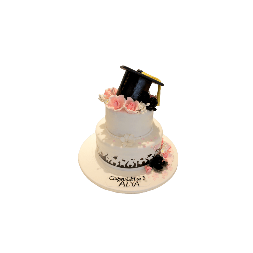 Buy Graduation Flower Cake Oman Best Graduation Flower Cake in Oman