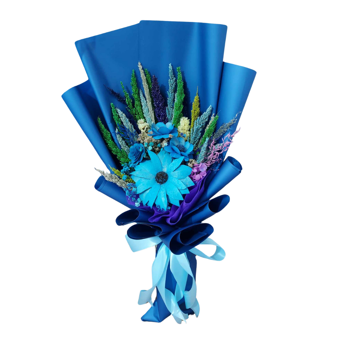 Blue Handmade Flowers Modern Petals Cebu