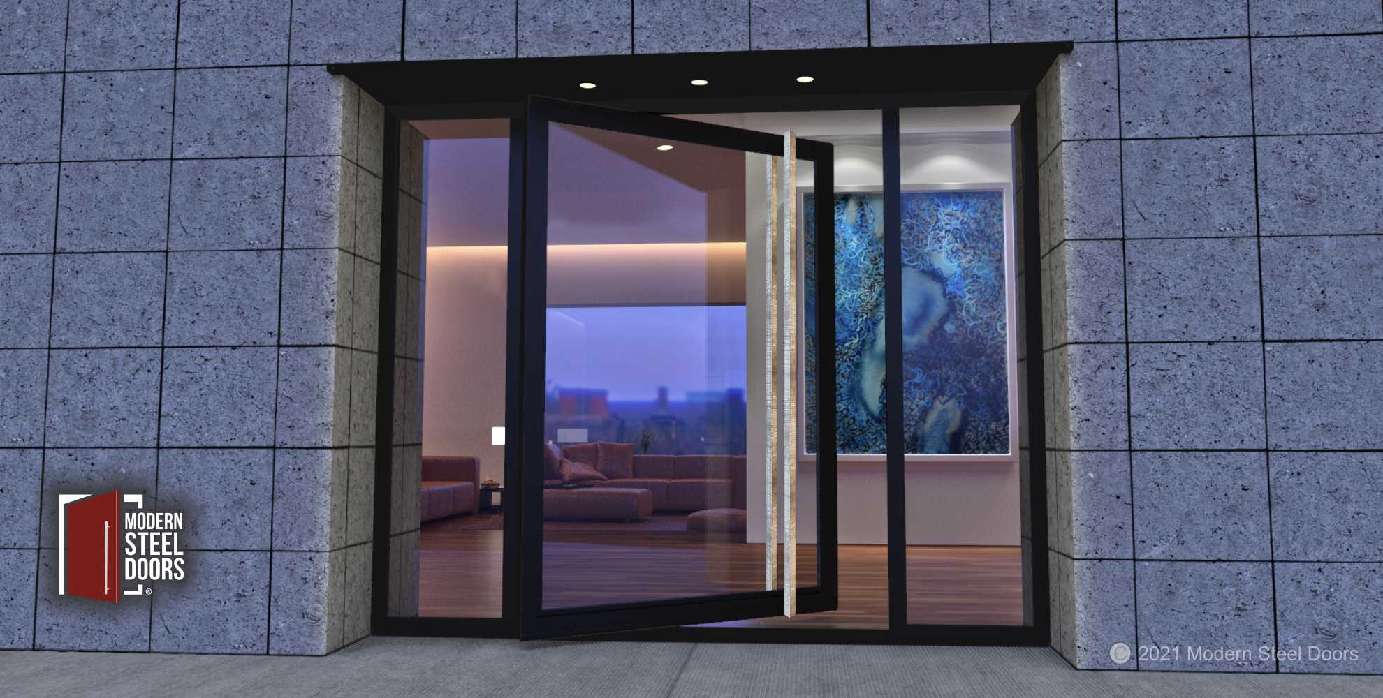 Modern Steel Doors Custom Pivot Doors, Glass Doors, Metal Doors