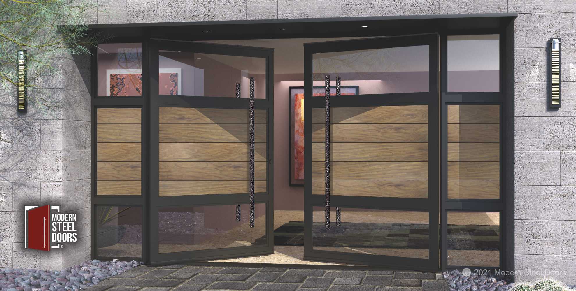 Modern Steel Doors Custom Pivot Doors, Glass Doors, Metal Doors