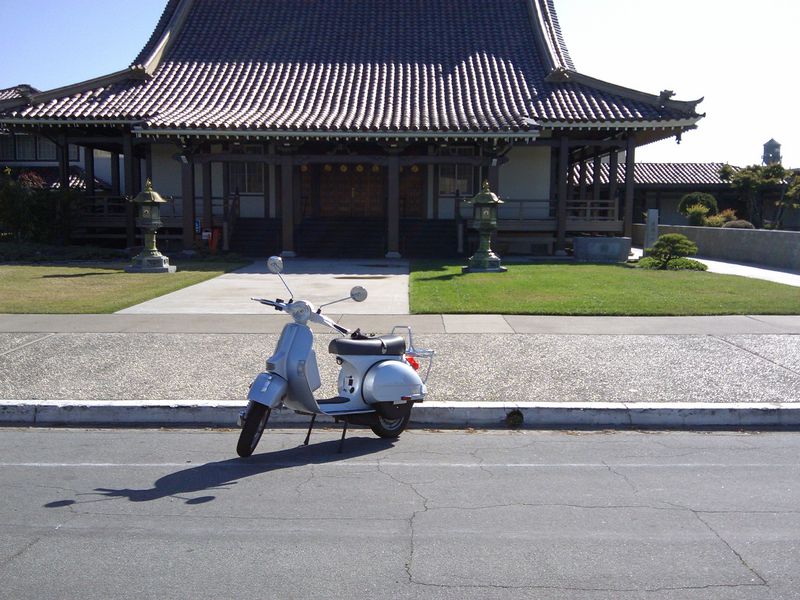 Modern Vespa San Francisco South Bay Scooter Tag