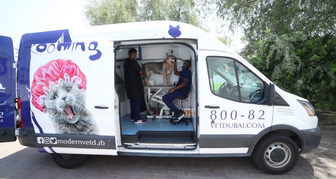Mobile grooming services in Dubai. — Modern Vet