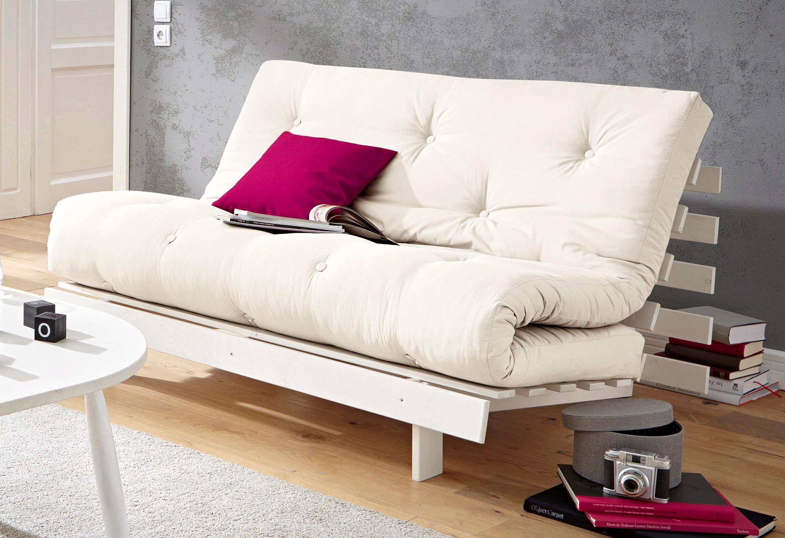Sofa Rozkładana Z Materacem Futon Baci Living Room