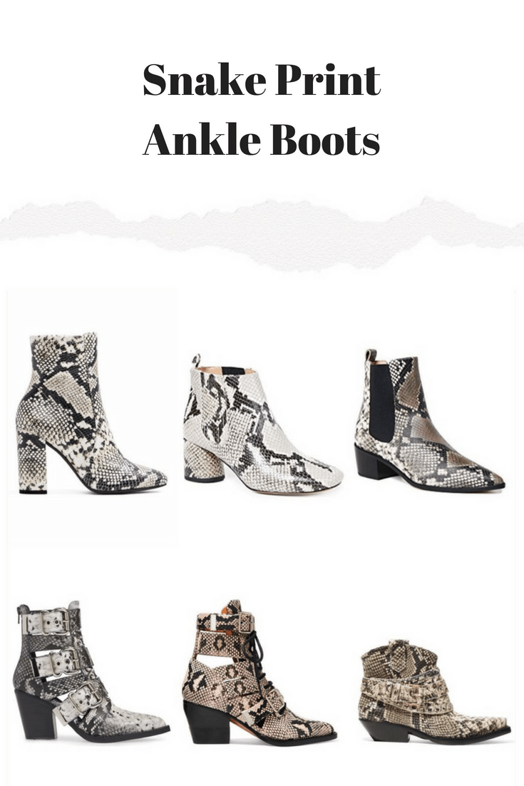 Trend Report How to wear the snake print boots Mode Rsvp