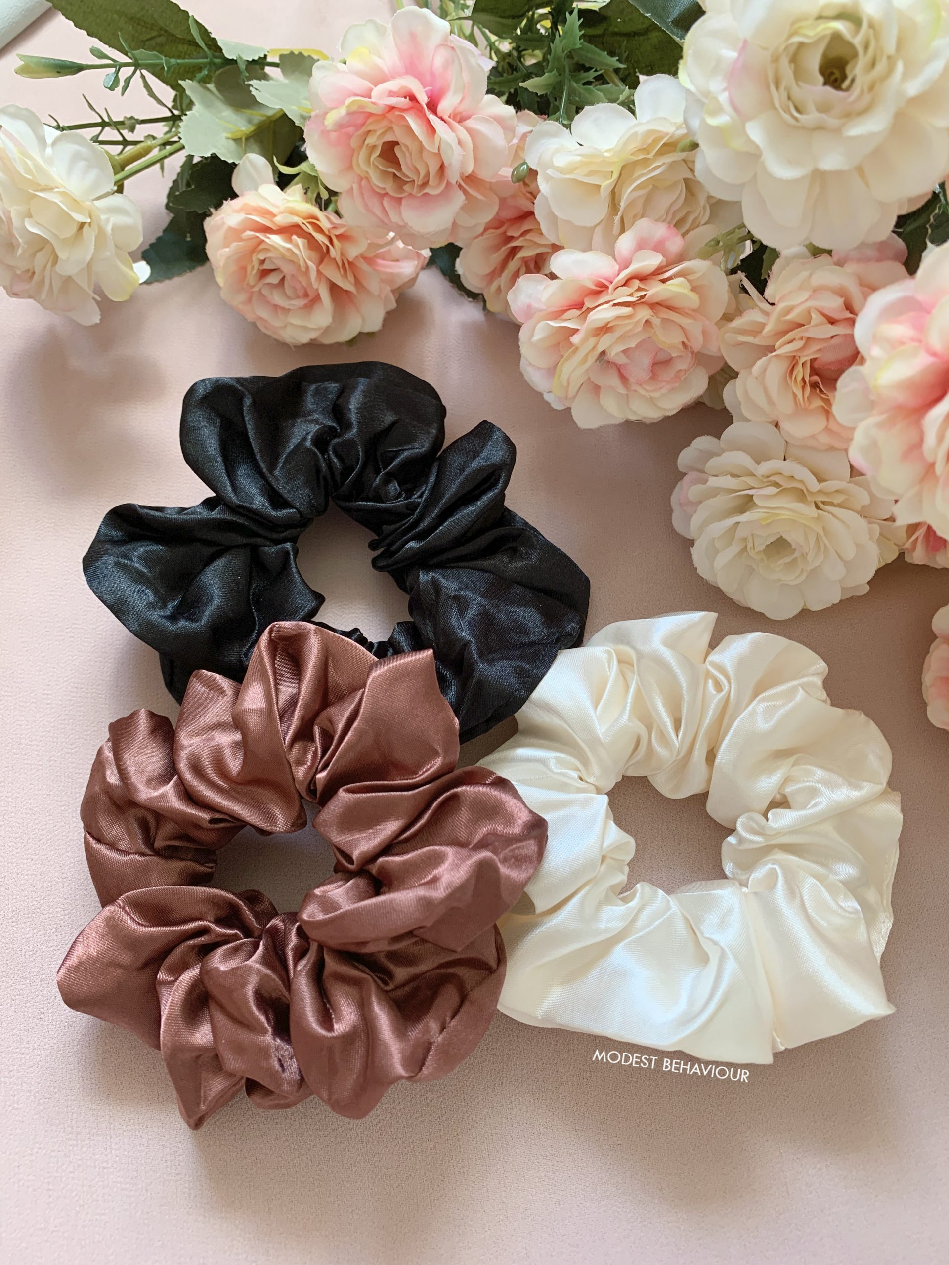 Silky Scrunchies (3pcs) Modest Behaviour