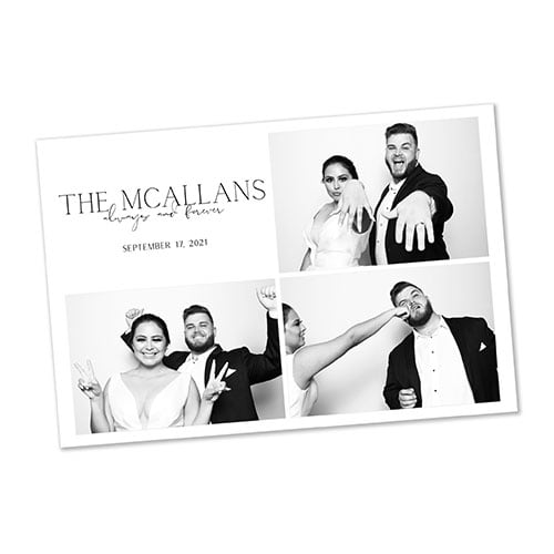 Black and White Photo Booth Mod Fox Photobooth