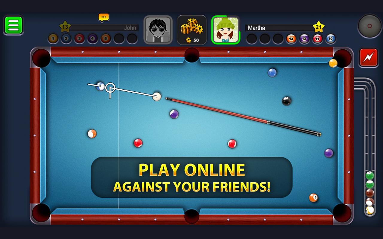 You can use and play with all cues the game has. 8 Ball Pool Mod Apk 3 9 1 Guideline Trick No Root 100 Working Mod Games For Android