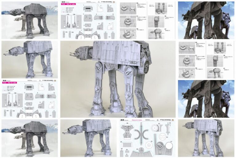 ATAT Star Wars. Paper models. ModHobby