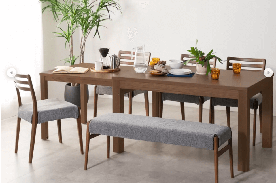 ダイニングテーブルの個人レンタルサービス7選/セットあり