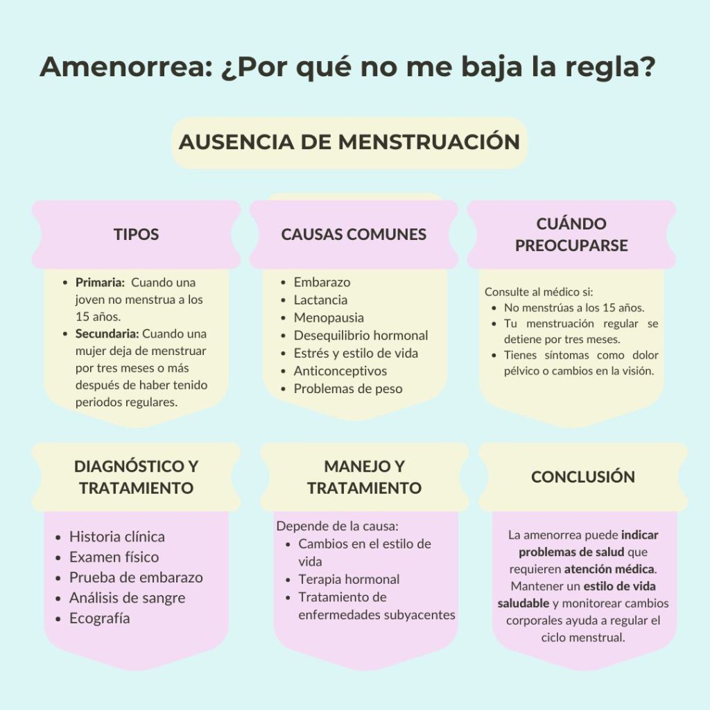 Amenorrea ¿Por qué no me baja la regla?