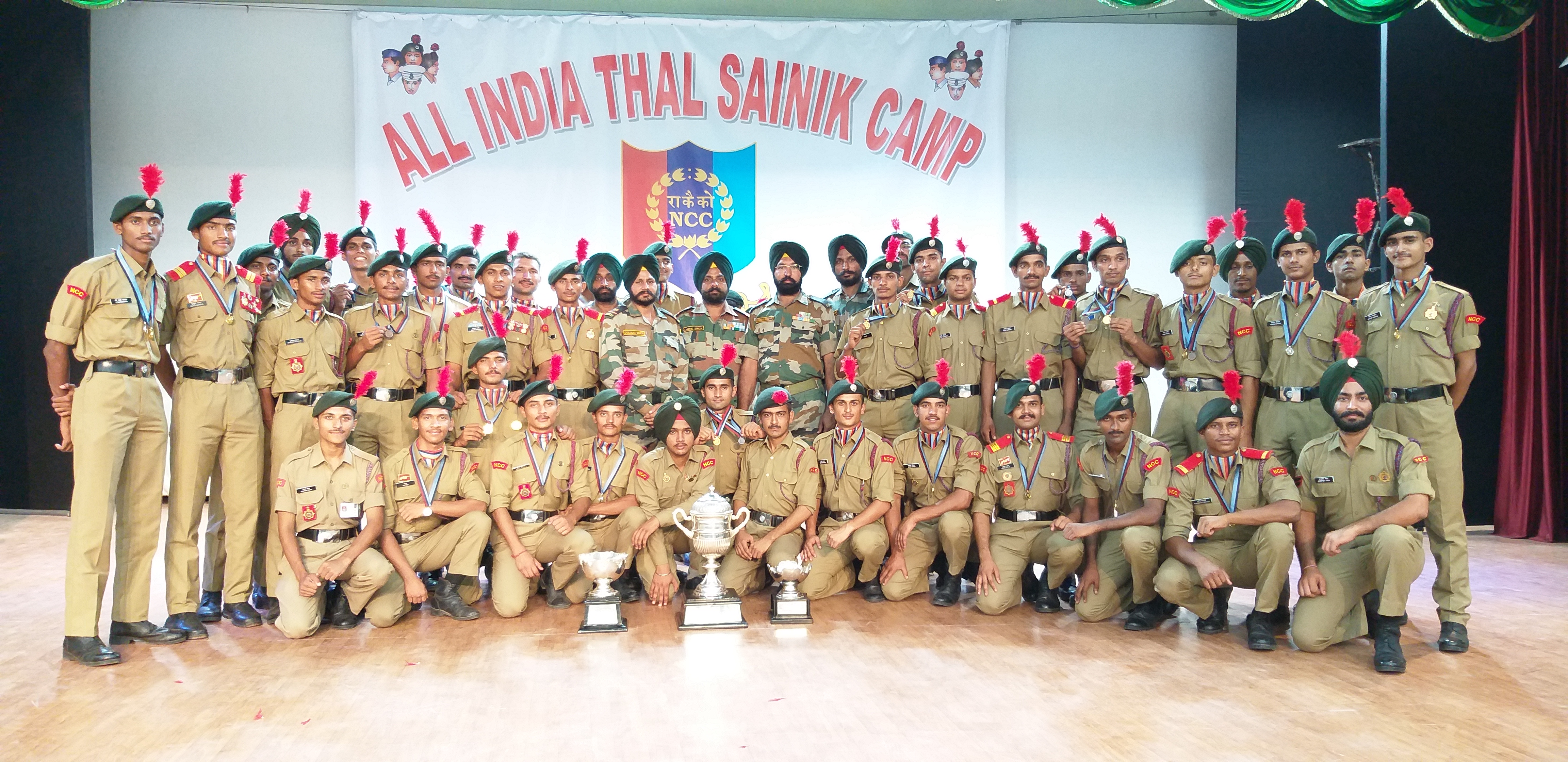 » NCC Cadets won 1st position at All India Thal Sanik Camp