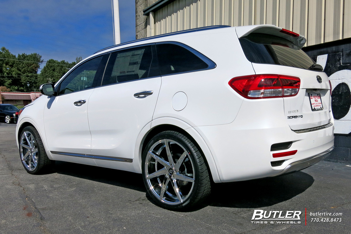 Kia Sorento custom wheels Lexani CSS7 22x, ET , tire size X R22. x ET