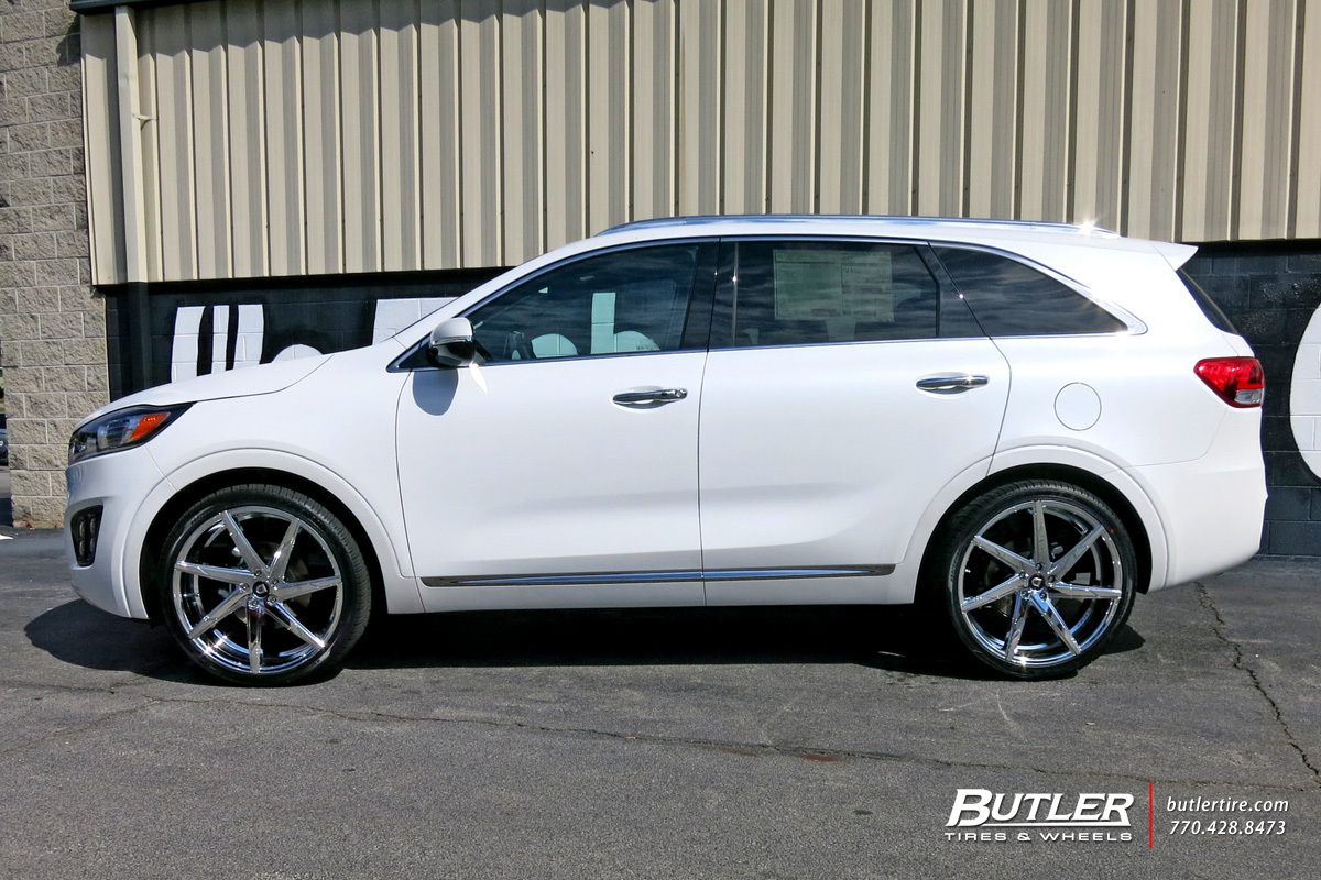 Kia Sorento custom wheels Lexani CSS7 22x, ET , tire size X R22. x ET