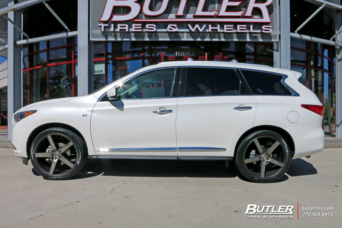 Infiniti QX60 custom wheels Niche Milan 22x, ET , tire size X R22. x ET