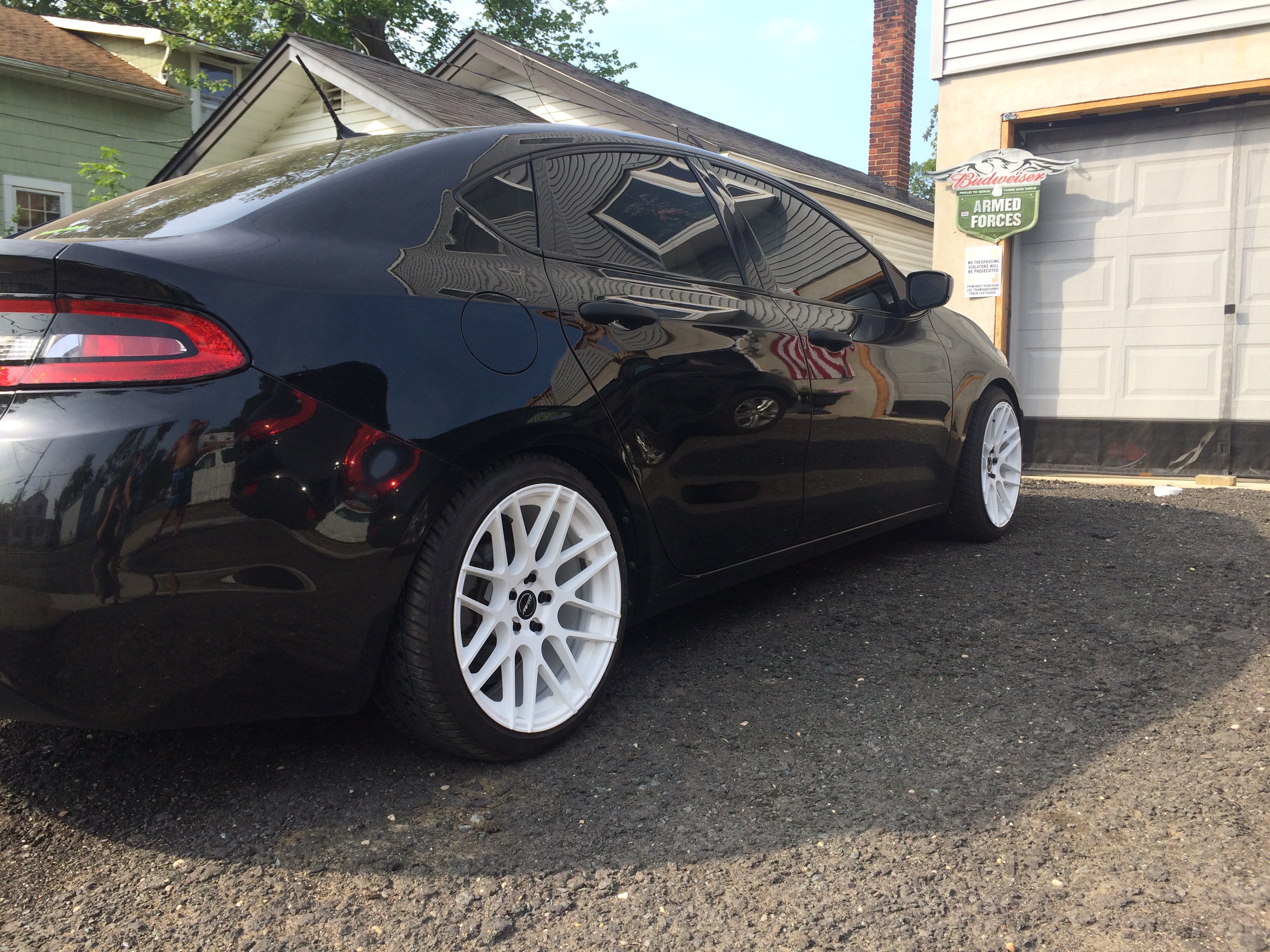 Dodge Dart custom wheels MRR GF7 18x9.0, ET +25, tire size X R18. x ET