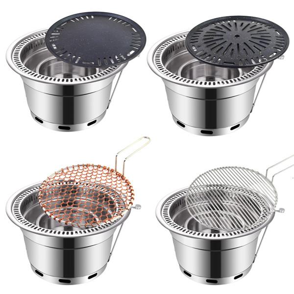 Smokeless Korean Charcoal Bbq Grill Table