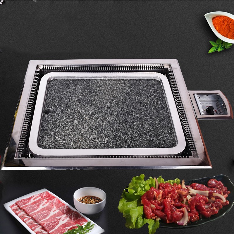 Korean Marble Slate Electric Bbq Grill